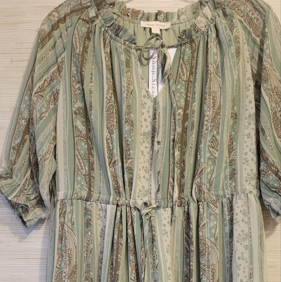 Tiered Maxi Dress M - Picture 9 of 10